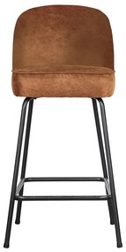 BePureHome Vogue Lederen Barstoel Cognac 65 Cm