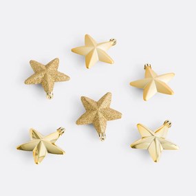 Set van 6 Kerststerren om op te hangen, Caspar