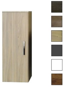 Sanicare kolomkast met chromen greep 33,5x90x32cm grey-wood