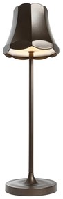 Set van 2 retro tafellampen donkerbrons oplaadbaar IP44 - Granny