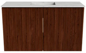 Mondiaz Joya DLux 70cm toiletmeubel ruby met wastafel faye midden 1 kraangat opalo