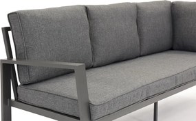 Hoekelement met twee rugleuningen Zakintos antraciet Garden Point