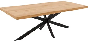 Goossens Eettafel Blade, Strak blad 200 x 100 cm 6 cm dik