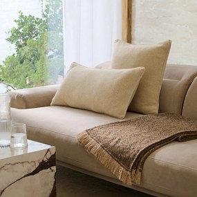 Kussenovertrek, chenille fluweel, Albon