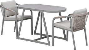 Garden Impressions Milou bistro tuinset 3-delig - taupe