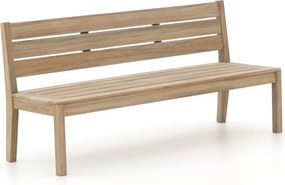 Parkbank ROUGH  | Teakhout | 3 personen | Tuinbank Old Teak Greywash | 190cm | Kees Smit Tuinmeubelen