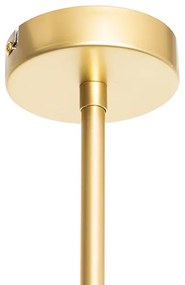 Design hanglamp zwart met goud 6-lichts - Sinem
