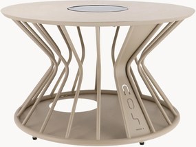 Ronde in- & outdoor LED salontafel Cosilumia met zonnepaneel