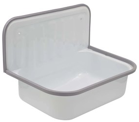 Best Design Suula uitstortgootsteen 50x33cm wit