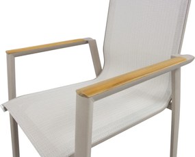 Tuinstoel Aluminium Zand/Beige Lifestyle Garden Furniture Fiora