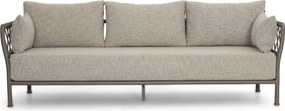 Stoel en Bank Loungeset 5 personen Rope Taupe  Santika Furniture Santika