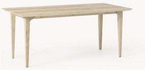 Eettafel Archie van eikenhout, in verschillende formaten