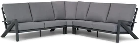 Hoek loungeset 5 personen Aluminium Grijs Santika Furniture Santika Cinta