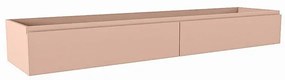 Mondiaz FOGE wastafelonderkast - 190x45x25cm - 2 lades - uitsparing links - softclose - Rosee M44213Rosee