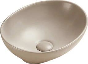Mexen Elza opbouw wastafel 40 x 33 cm, cappuccino mat - 21014064