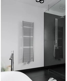 Instamat Inox Straight Badkamerradiator Elektrisch H 805 x L 605Mm Incl. Wandconsoles Geborsteld Rvs IS70.60ES02