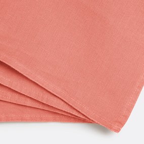 Set van 4 servetten van gewassen linnen Victorine