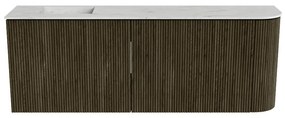 Mondiaz Joya DLux 110cm toiletmeubel ronding rechts shadow met wastafel faye links 1 kraangat opalo