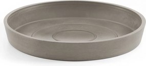 Ecopots onderschotel met waterreservoir - Rond - Taupe - Diameter 15 x H2,5 cm