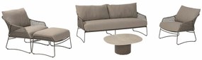 4 Seasons Moretti loungeset 6-delig - bruin