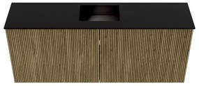 Mondiaz Joya 100cm toiletmeubel dusk met wastafel faye midden zonder kraangat urban