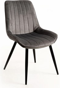 Set 6 Fluwelen Leunstoelen