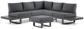 Hoek loungeset 5 personen Aluminium Grijs Lifestyle Garden Furniture Lorenzo