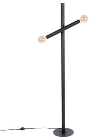 Zuiver Hawk Design Vloerlamp Mat Zwart