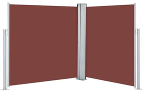 vidaXL Windscherm uittrekbaar 170x600 cm bruin