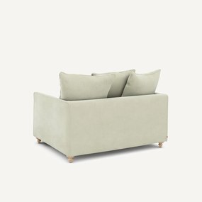 2-zits slaapbank in stonewashed fluweel, Lazare