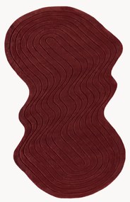 Handgetuft wollen vloerkleed Aliza in organische vorm