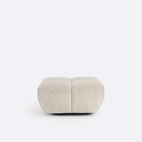 Poef, vintage ribfluweel, L83 cm, Nuria