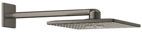 GROHE Rainshower SmartActive 310 Cube Hoofddouche - 31x31cm - 2 straalsoorten - wandarm 43cm - geborsteld hard graphite 26479al0