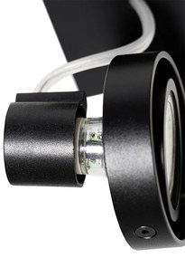 Moderne plafondspot zwart draai- en kantelbaar GU10 50mm - Master