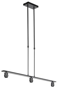 Eettafel / Eetkamer Hanglamp zwart - Combi 3 Deluxe Modern Binnenverlichting Lamp
