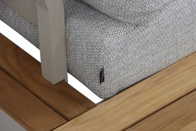 Loungeset 6 personen Aluminium/Teak Taupe Lifestyle Garden Furniture Vittoria