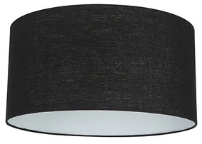 Stoffen lampenkap zwart 50/50/25