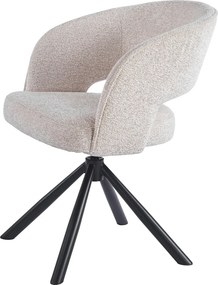 Eetkamerstoel Met Open Rugdetail Beige