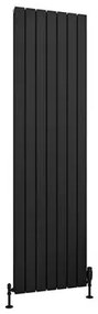 Eastbrook Hadleigh radiator 50x180cm aluminium 1755W zwart mat