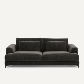 4-zits slaapbank fluweel chenille, Marsile