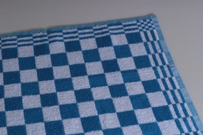Keuken- &amp; Theedoek - Set van 12 - blok - horeca - blauw