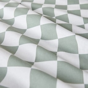 Bedset in katoen, rechthoekig kussensloop, Miley