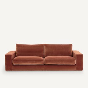 Sofa 3- of 4-zits, fluweel, Skander