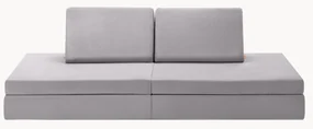 Modulaire kinderbank Mila van fluweel, handgemaakt