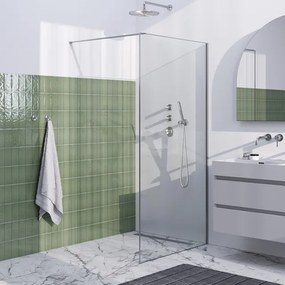 BRAUER Season Inloopdouche helder glas met frame 100x200cm - geborsteld RVS GS-SEID1H100200NG