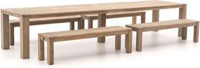 Picknickset ROUGH  | 10 personen | Tuinset teakhout | 5-delig | Kees Smit Tuinmeubelen