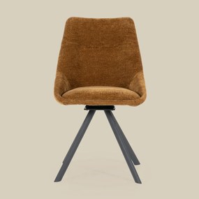 By-Boo Bliss Draaibare Eetkamerstoel Mosterd Stof