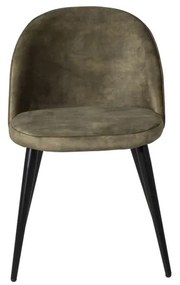 Jörn Eetkamerstoel - Meike - Bruin - Fluweel - Jörn