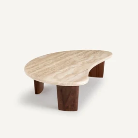 Salontafel in travertijn, Guimel