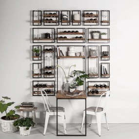 DTP Home Winemate Natural Type A Hangend Wijnrek - 65x25x35cm.